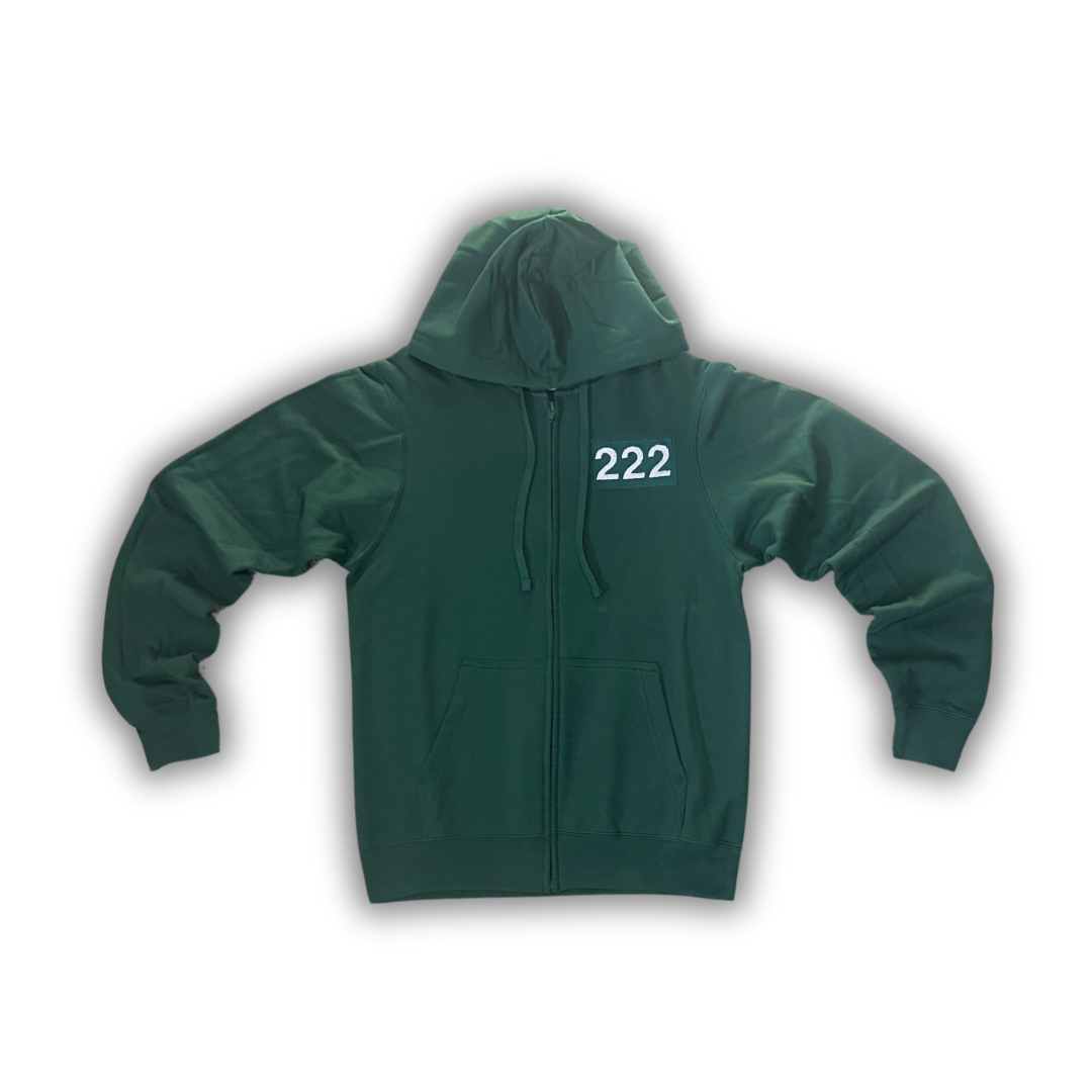 Custom Numbers Zip Hoody